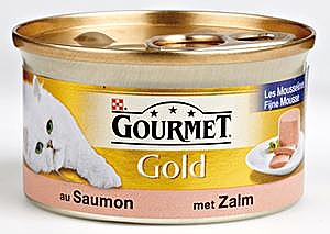 Gourmet Gold Blik Mousse Zalm 85 Gr