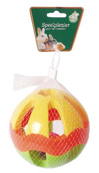 Bal Plastic Met Bel 12.5 Cm
