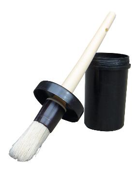 Hoefoliekwast/Drum Zwart