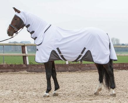Flyprotection Deken Met Hals 205Cm Wit