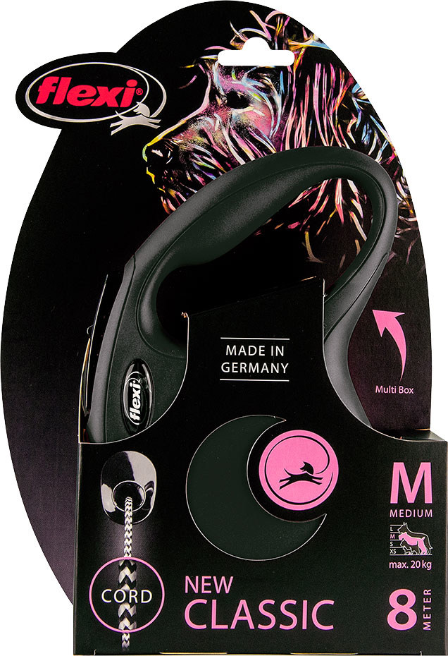 FLEXI CLASSIC, KOORD ZWART M: 8 M