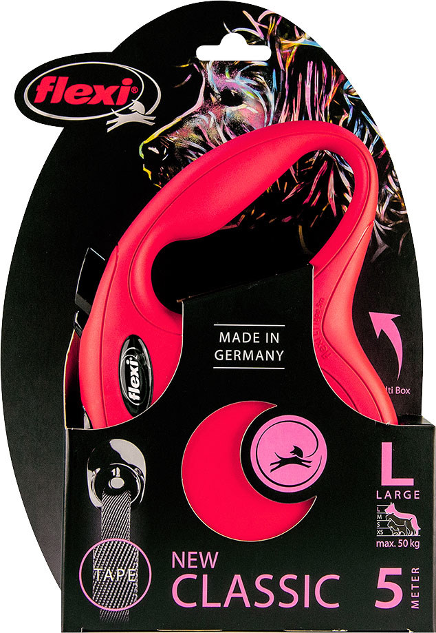 FLEXI CLASSIC, BAND ROOD L: 5 M