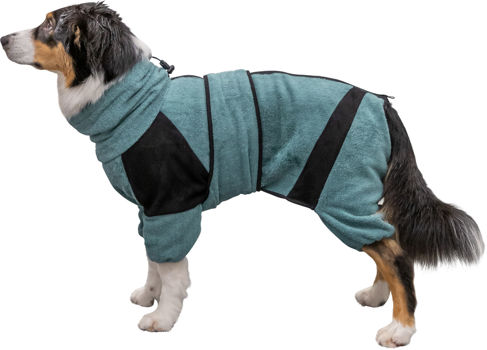 BAD- EN HUISOVERALL VOOR HONDEN, BADSTOF M-L