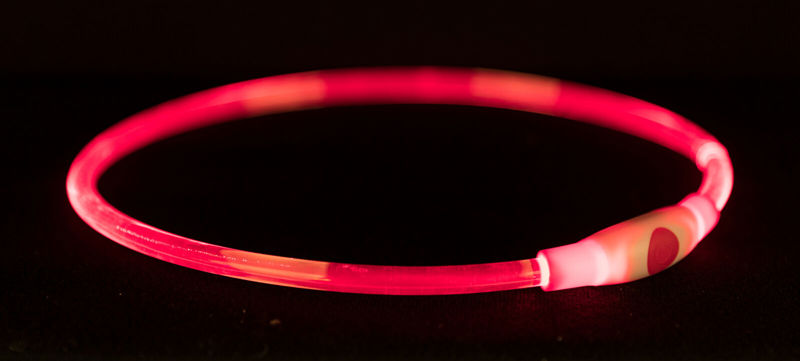 FLASH LICHTRING USB VEELKLEURIG L–XL: 65 CM/ø 8 MM