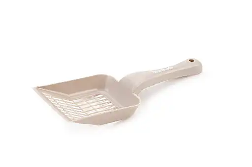 Bz plastic kattenbakschep beige grof