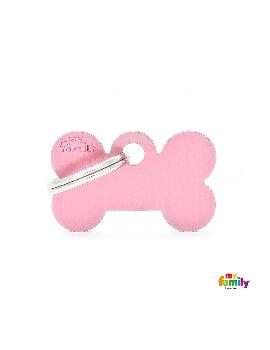 Myfamily Bone Small Alluminum Pink For Tag Machine St