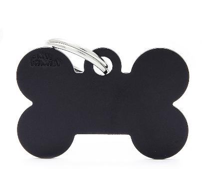 Myfamily Bone Big Alluminum Black For Tag Machine St