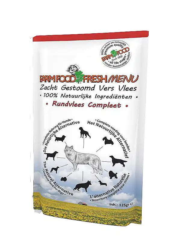 Farm Food Freshmenu Rund Cmpl 125 Gr