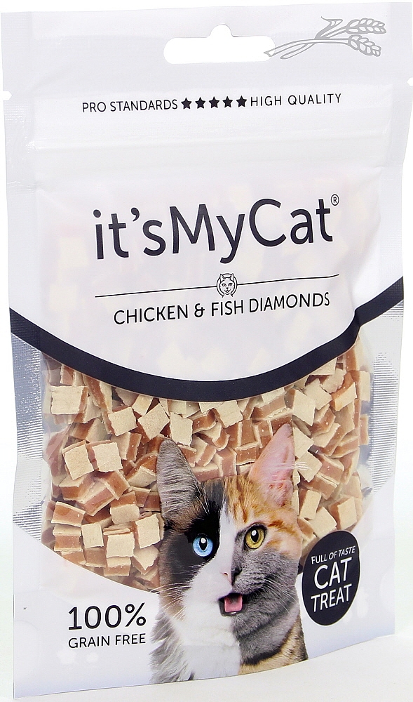 IT'S MY CAT CHICKEN & FISH DIAMONDS 50 GR