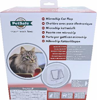 Kattendeur Microchip Wit Ppa19-16145