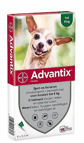 Advantix 40 (0-4Kg) 4Pip