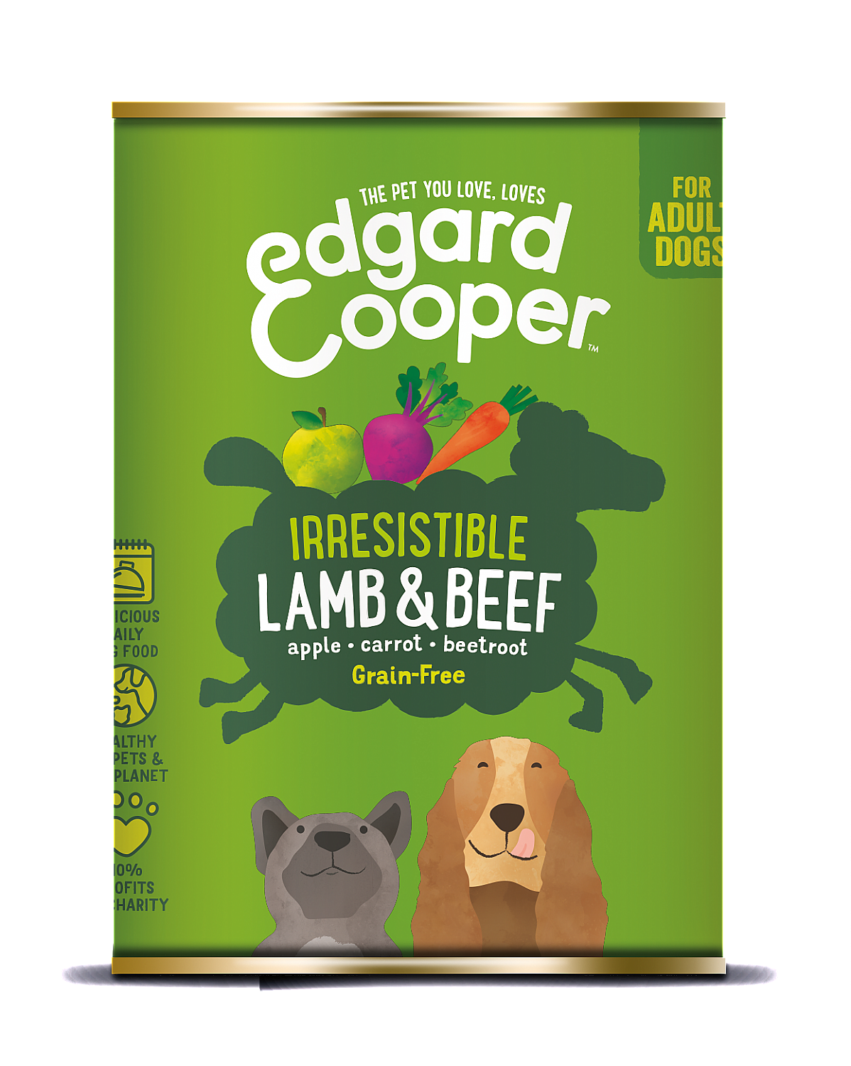 E&C Hond Blik Lam 400 Gr