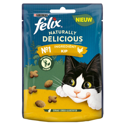 FELIX SNACKS NTRL DELICIOUS KIP 50 GR