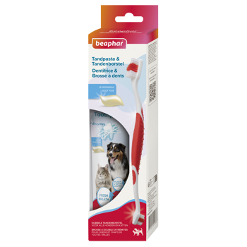 BEAPHAR TANDPASTA & BORSTEL COMBIPACK