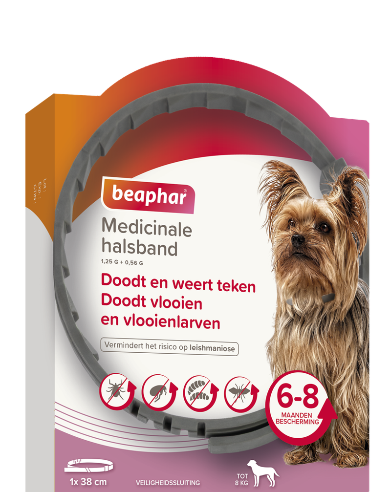 BEAPHAR MEDICINALE HALSBAND HOND < 8KG