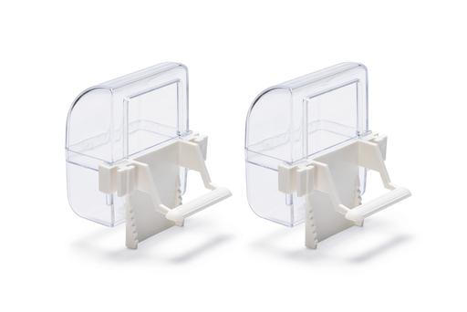 Bz Drink-En Voederbak Transparant Wit 2X