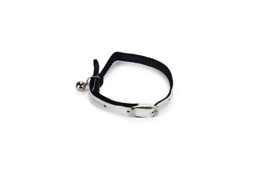 Bz Nyl Refl, Kattenbandje Wit 32X10