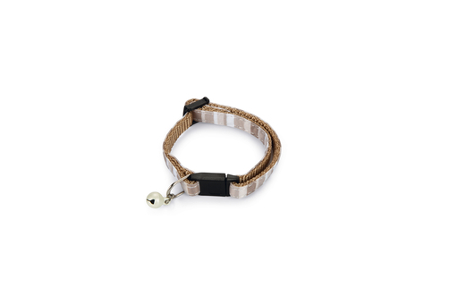 BZ NYLON KITTENBANDJE JOY BEIGE 15-23X0,8