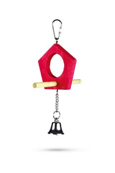 Bz Houten Vogelspeeltje Flox 15cm