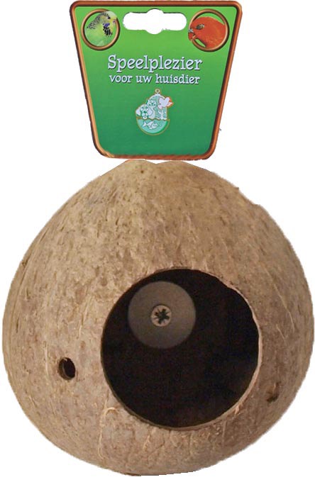 Kokosnoot met schroefdraad.