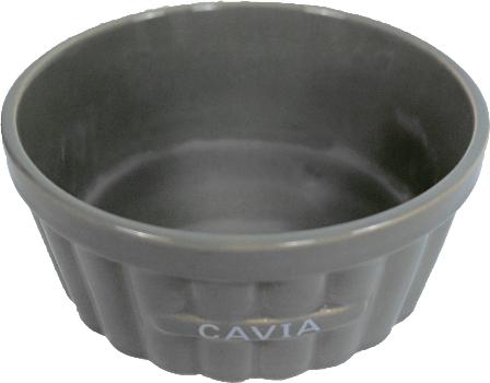 Eetbak Steen Ribbel Cavia Taupe 12 Cm