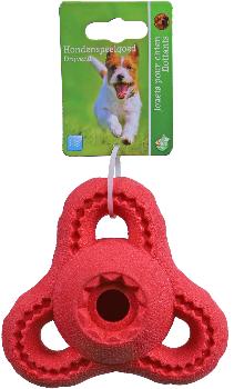 BOON DRIEHOEK BAL TPR DRIJVEND ROOD 11 CM