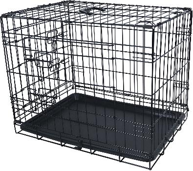 Boon Draadkooi Eco.2-Deurs Zwart 63X44x51
