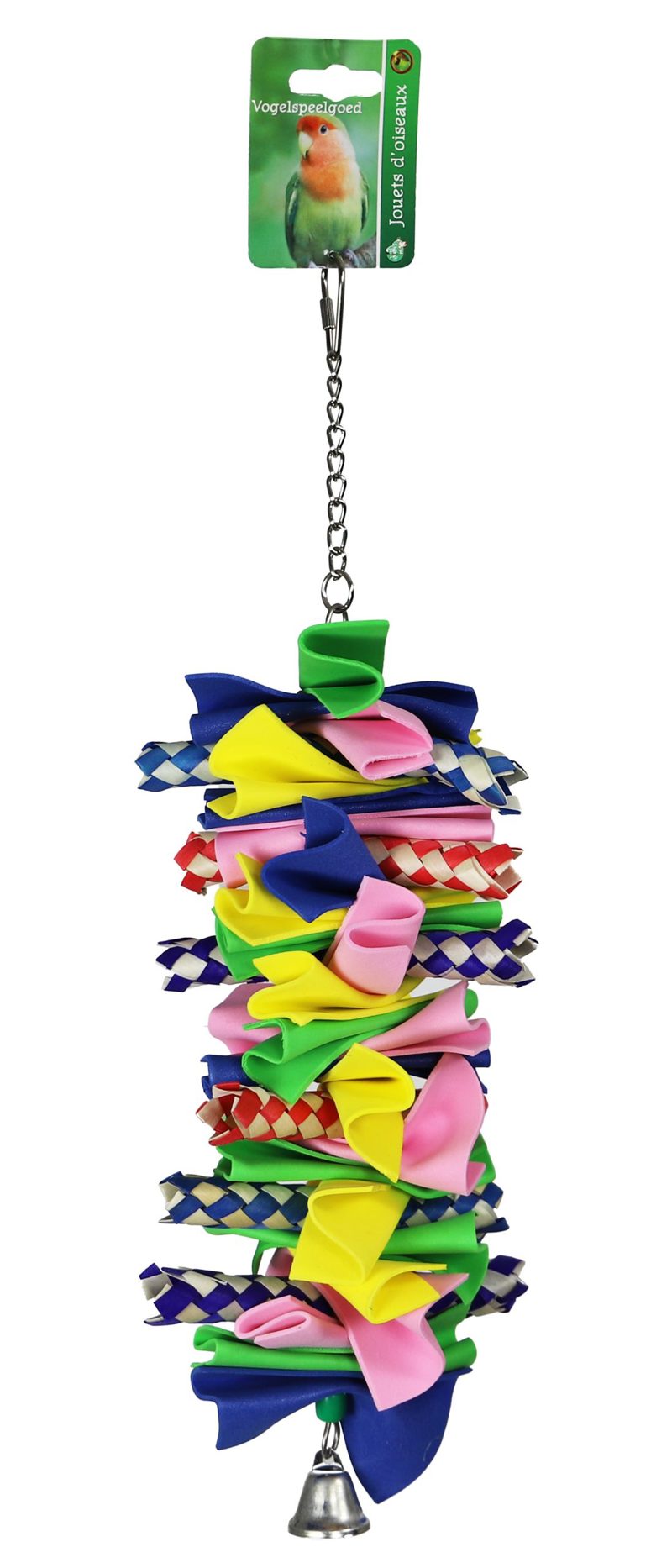FEESTSLINGER FOAM + METALEN BEL 40CM