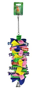 FEESTSLINGER FOAM + METALEN BEL 40CM