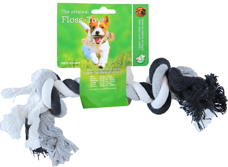 FLOSS TOY ZWART/WIT LARGE
