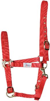 Halster 3X Verstelbaar Pony Rood