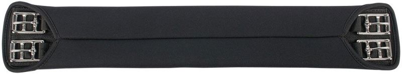 DRESSUURSINGEL, NEOPREEN GLAD ZWART 55CM