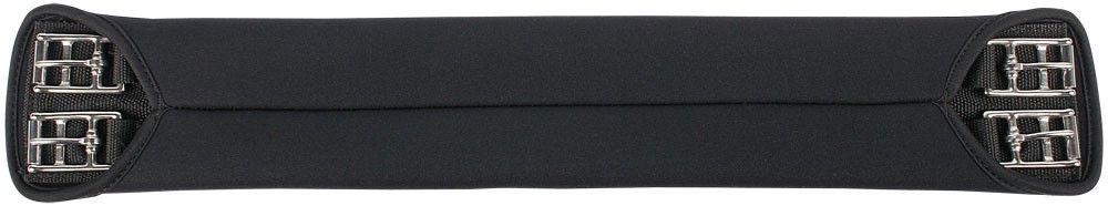 DRESSUURSINGEL, NEOPREEN GLAD ZWART 70CM