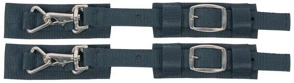 Set Dubbele Snelsluitingen Voor Winterdekens Navy