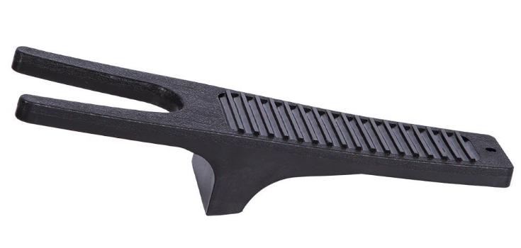 LAARZENKNECHT PLASTIC ZWART