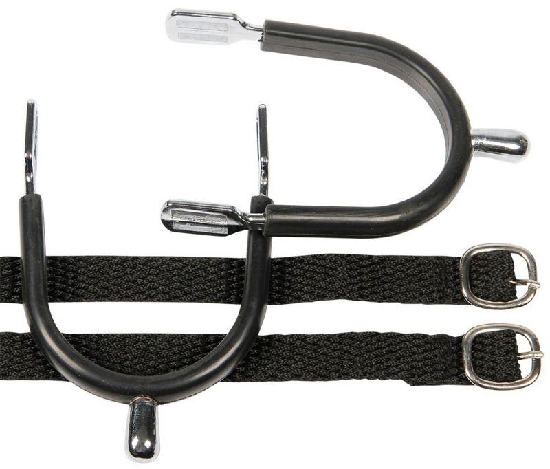 SPOREN KNOP VERCHROOMD / RUBBER + RIEM H20