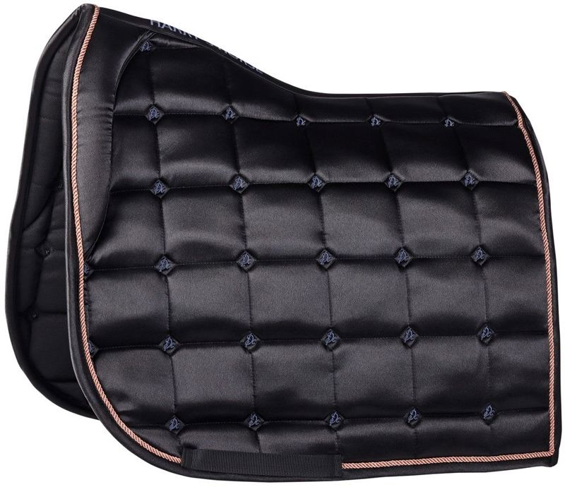 ZADELDEK SATIN DENICI CAVALLI INDIGO FULL DR ZWART