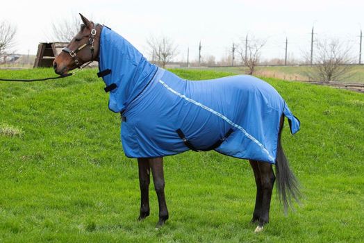 COOLER- VLIEGENDEKEN MESH PRO NECK BLAUW