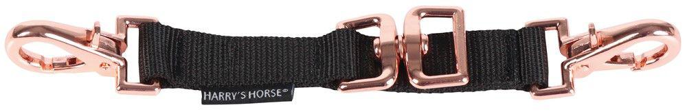 Longeerbitstuk Rosegold Zwart