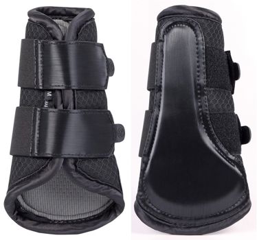 Beenbeschermers Bambooboot M Zwart