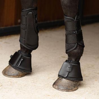Beenbeschermers Bambooboot L Zwart