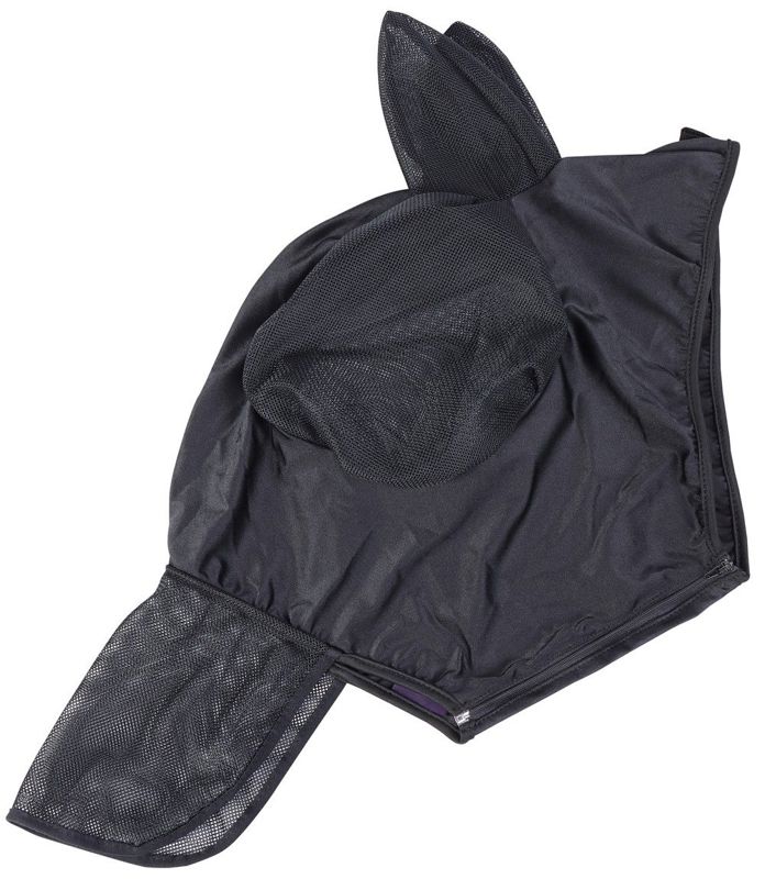 Vliegenmasker Skinfit Met Oren En Neusstuk Zwart