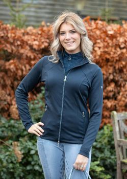 VEST JUST RIDE RETRO NAVY