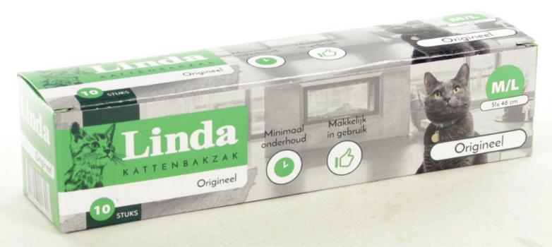 Kattenbakzak Origineel Linda 10 St