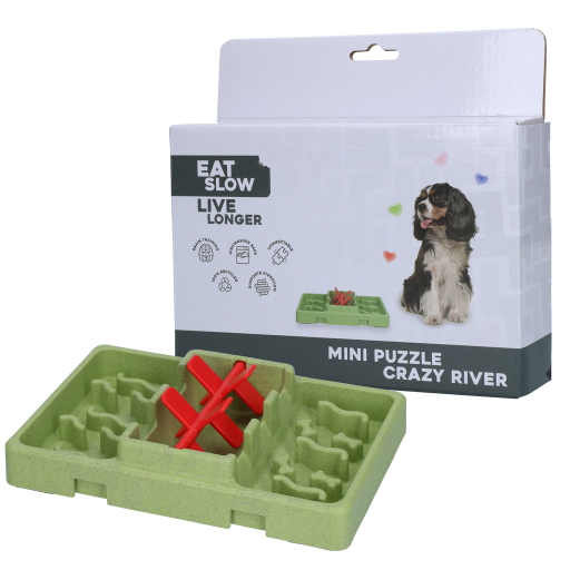 EAT SLOW LIVE LONGER MINI PUZZLE CRAZY RIVER