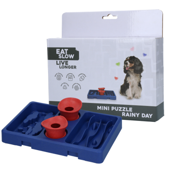 EAT SLOW LIVE LONGER MINI PUZZLE RAINY DAY