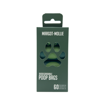 MARGOT-MOLLIE BIODEGRADABLE POOPBAGS 60 STUKS (4 ROL à 15 ST