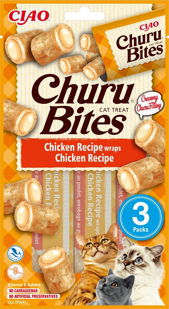 INABA BITES CAT CHICKEN RECIPE WRAPS CHICKEN RECIPE.