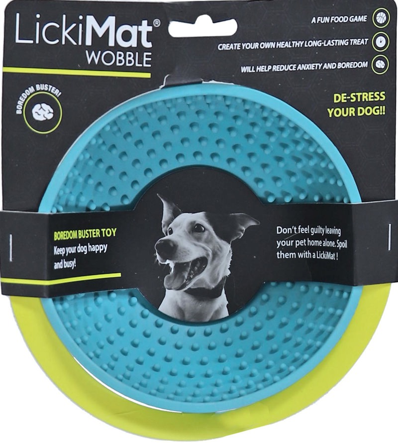 LICKIMAT LIKMAT WOBBLE TURQUOISE 17X8CM